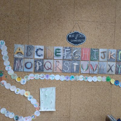 Spannender Besuch der Vorschüler in der Schule